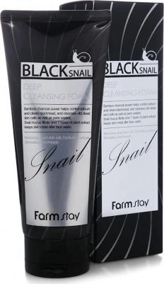 Пенка для умывания Пенка очищающая с муцином черной улитки Black Snail Deep Cleansing Foam – фото 3