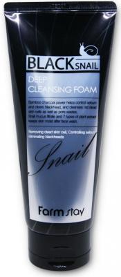 Пенка для умывания Пенка очищающая с муцином черной улитки Black Snail Deep Cleansing Foam – фото 7