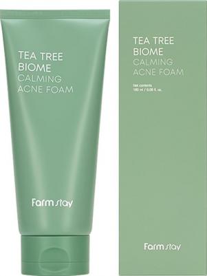 Пенка для умывания с зеленым чаем против акне Tea Tree Biome Acne Foam, 180 мл – фото 1