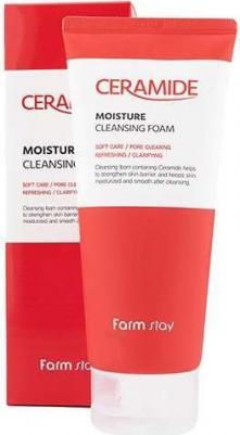 Пенка увлажняющая очищающая с керамидами Ceramide Moisture Cleansing Foam, 180ml – фото 3