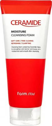 Пенка увлажняющая очищающая с керамидами Ceramide Moisture Cleansing Foam, 180ml – фото 8