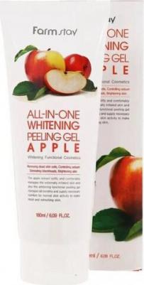 Пилинг гель отбеливающий с экстрактом яблока 180 мл All-in-one Whitening Peeling Gel Apple – фото 9