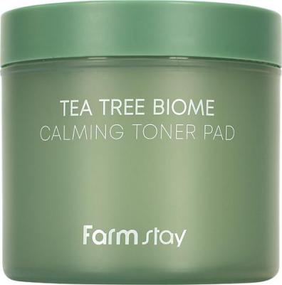 Подушечки для лица Tea Tree Biome Успокаивающие с чайным деревом, 70 шт
