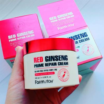 Red Ginseng Prime Repair Cream Восстанавливающий крем с экстрактом красного женьшеня, 100 мл – фото 5