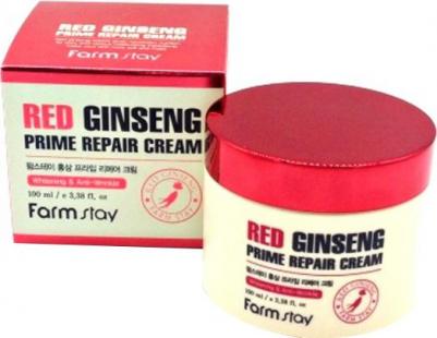 Red Ginseng Prime Repair Cream Восстанавливающий крем с экстрактом красного женьшеня, 100 мл – фото 10