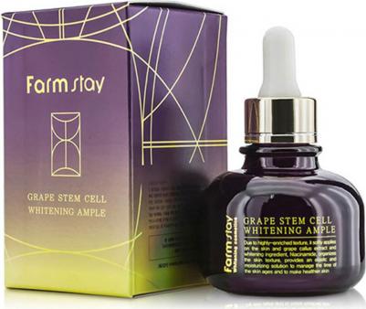 Сыворотка ампульная осветляющая с фито-стволовыми клетками винограда Grape Stem Cell Whitening Ampule 30 мл – фото 15