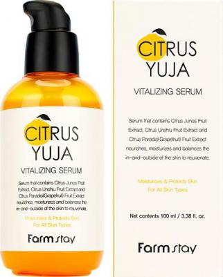 Сыворотка для лица освежающая с экстрактом юдзу Citrus Yuja Vitalizing Serum – фото 2