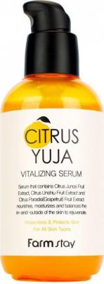 Сыворотка для лица освежающая с экстрактом юдзу Citrus Yuja Vitalizing Serum – фото 3