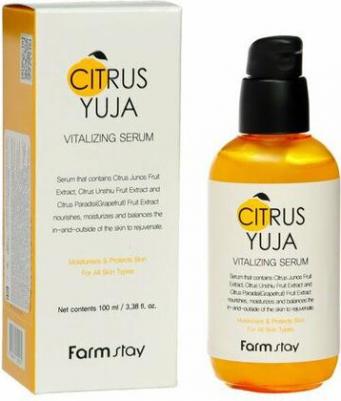Сыворотка для лица освежающая с экстрактом юдзу Citrus Yuja Vitalizing Serum – фото 4