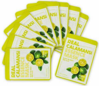 Тканевая маска для лица с экстрактом каламанси Real Calamansi Essence Mask – фото 9