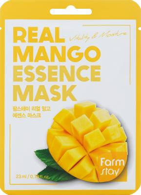 Тканевая маска для лица с экстрактом манго Real Mango Essence Mask, 23ml – фото 9