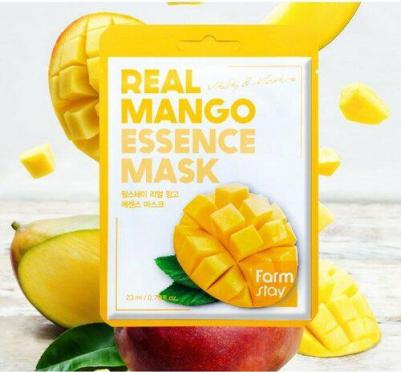 Тканевая маска для лица с экстрактом манго Real Mango Essence Mask, 23ml