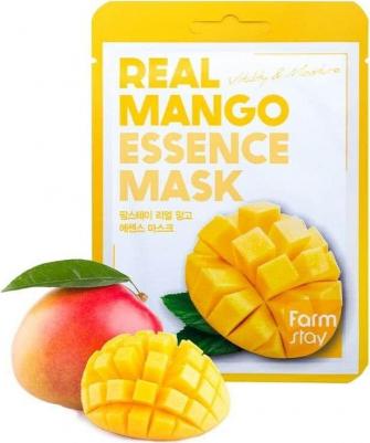 Тканевая маска для лица с экстрактом манго Real Mango Essence Mask, 23ml – фото 13