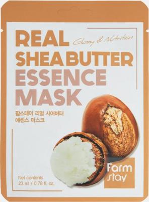 Тканевая маска для лица с маслом ши Real Shea Butter Essence Mask