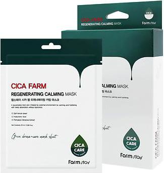 Тканевая маска с центеллой CICA FARM REGENERATING CALMING MASK 23 мл