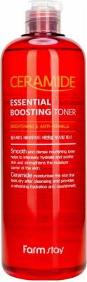 Укрепляющий тонер-бустер с керамидами Ceramide Essential Boosting Toner 500мл – фото 9