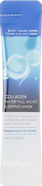 Увлажняющая ночная маска Collagen Water Full Moist - 4 мл – фото 2