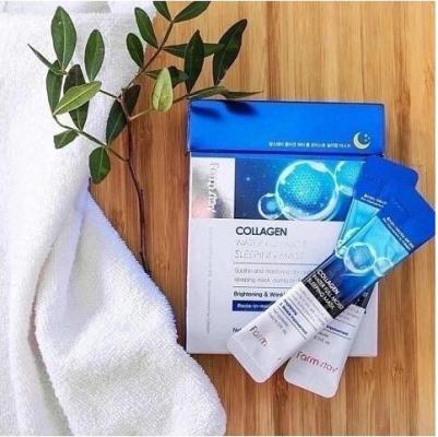 Увлажняющая ночная маска с коллагеном Collagen Water Full Moist Sleeping Mask 4 мл*20 шт – фото 7