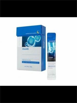 Увлажняющая ночная маска с коллагеном Collagen Water Full Moist Sleeping Mask 4 мл*20 шт – фото 13