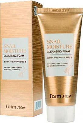 Увлажняющая очищающая пенка с муцином улитки Snail Moisture Cleansing Foam – фото 8
