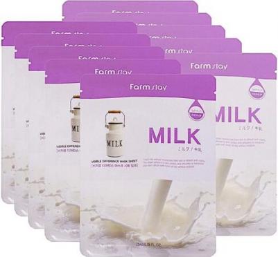 Visible Difference Milk Mask Sheet 23 мл Тканевая маска для лица с молочными протеинами 254246 – фото 4