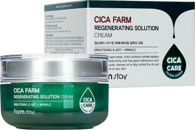 Восстанавливающий крем для лица с центеллой азиатской, 50мл, Cica Farm Regenerating Solution Cream, 50ml – фото 9