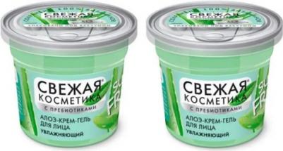Крем-гель для лица Алоэ Увлажняющий Свежая косметика 50 мл – фото 4