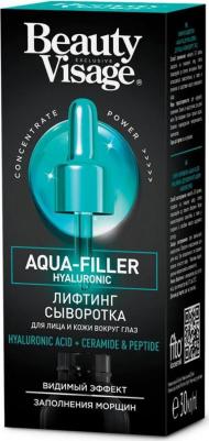 Сыворотка Aqua-filler hyaluronic для лица и кожи вокруг глаз. Beauty Visage. 30мл – фото 7