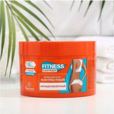 Скраб для тела антицеллюлитный серия "Фитнес Контраст", 500 мл