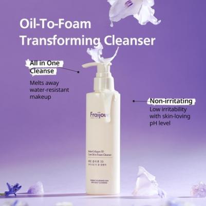 Масло для снятия макияжа Гидрофильное масло-пенка для лица КОЛЛАГЕН/РЕТИНОЛ Retin-Collagen 3D Core Oil Cleanser – фото 2