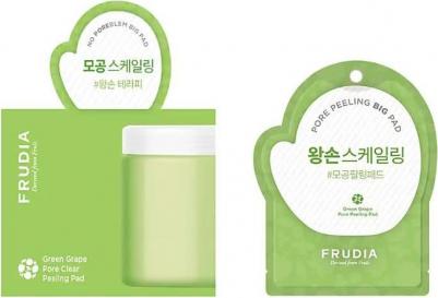 Пилинг для лица Пилинг-диск для лица с зеленым виноградом Pore Peeling Big Pad – фото 4