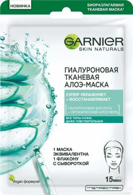 Маска тканевая для лица "Гиалуроновая. Алоэ-маска", 32 г – фото 5