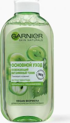 Тоник для лица "Основной уход, Экстракт Винограда", освежающий, для нормальной и смешанной кожи, 200 мл – фото 2