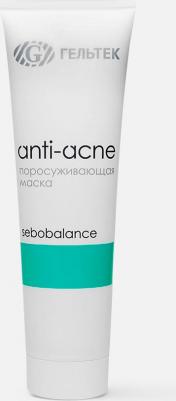 Противовоспалительная маска для лица для сужения пор Sebobalance, после чистки лица, от прыщей, 100 мл – фото 8