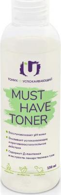 The U Натуральный успокаивающий тоник Must have toner, 150 мл – фото 1
