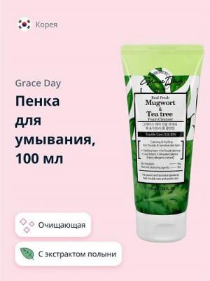 Успокаивающая пенка Grace Dayдля умывания с экстрактами полыни и чайного дерева, 100мл 906 – фото 4