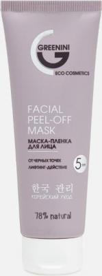 Маска-пленка для лица против черных точек 78% natural 75 мл