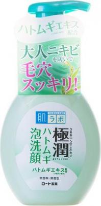 Пенка для умывания проблемной и склонной к акне кожи Gokujyun Hatomugi Foaming Wash, 160 мл