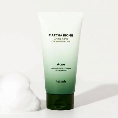 Пенка для снятия макияжа Пенка с матчей и пробиотиками Matcha Biome Amino Acne Cleansing Foam 150.0 – фото 8
