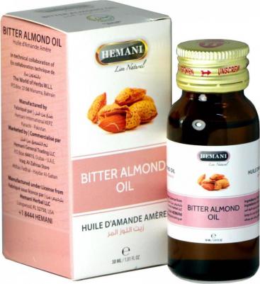 BITTER ALMOND OIL, (ГОРЬКОГО МИНДАЛЯ масло, Хемани), 30 мл