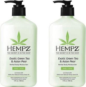 Молочко увлажняющее для тела, зеленый чай и груша / Exotic Green Tea & Asian Pear Herbal 500 мл – фото 2