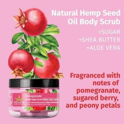 Скраб для тела Pomegranate Sugar Body Scrub сахар и гранат 176 г – фото 4