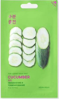 Успокаивающая тканевая маска для лица с экстрактом огурца "Pure Essence Mask Sheet Cucumber" – фото 6