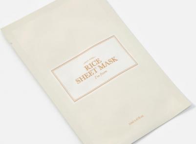 Маска для лица Тканевая маска с сывороточной пропиткой Rice Sheet Mask 20.0 – фото 2