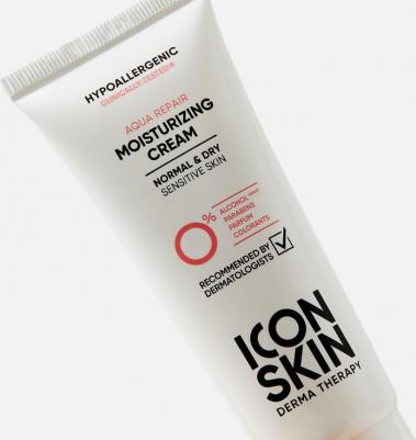 Увлажняющий гипоаллергенный крем для нормальной и сухой кожи Aqua Repair, 75 мл – фото 10