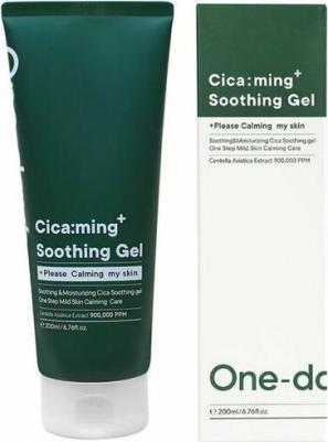 One-day's you Успокаивающий и увлажняющий гель для лица с центеллой / Cica: ming Soothing Gel, 200 мл