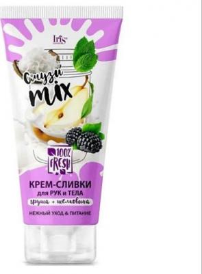 Крем-сливки для рук и тела, Смузи mix, груша+шелковица, туба, 180 мл – фото 5