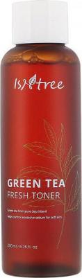 Освежающий бесспиртовый тонер Green Tea Fresh Toner с экстрактом зелёного чая, 200 мл – фото 11