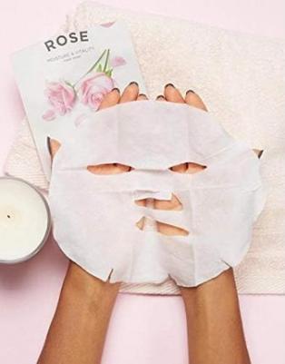 Маска для лица Укрепляющая тканевая маска "The Fresh Rose Mask Sheet" роза – фото 1