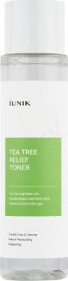 Tea Tree Relief Vegan Face Toner 200 мл - увлажняющий крем для лица для склонной к акне раздраженной кожи с чайным деревом 67% и центеллой азиатской
